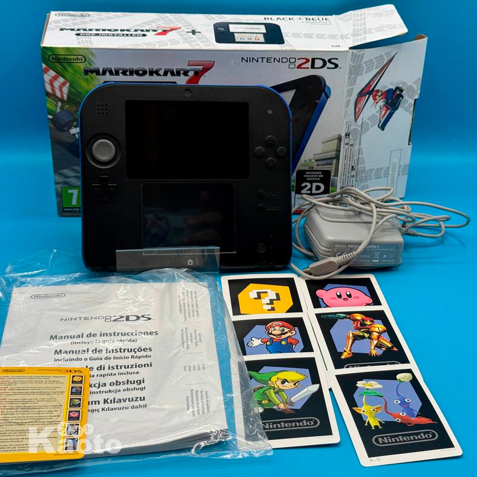 Consola 2DS Azul/Negra + Mario Kart 7 - Imagen 7
