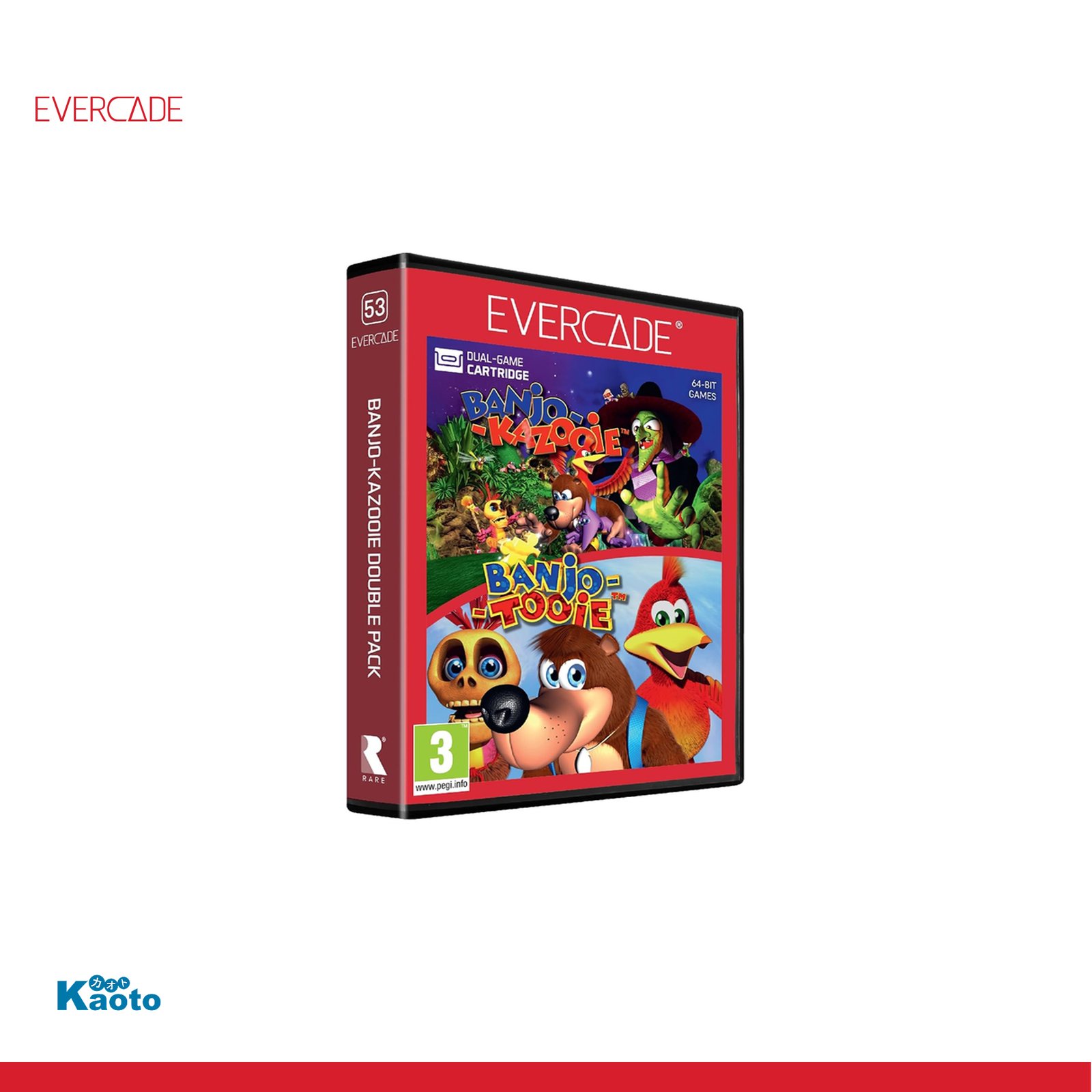 Cartucho Evercade Banjo-Kazooie Double Pack Nº53