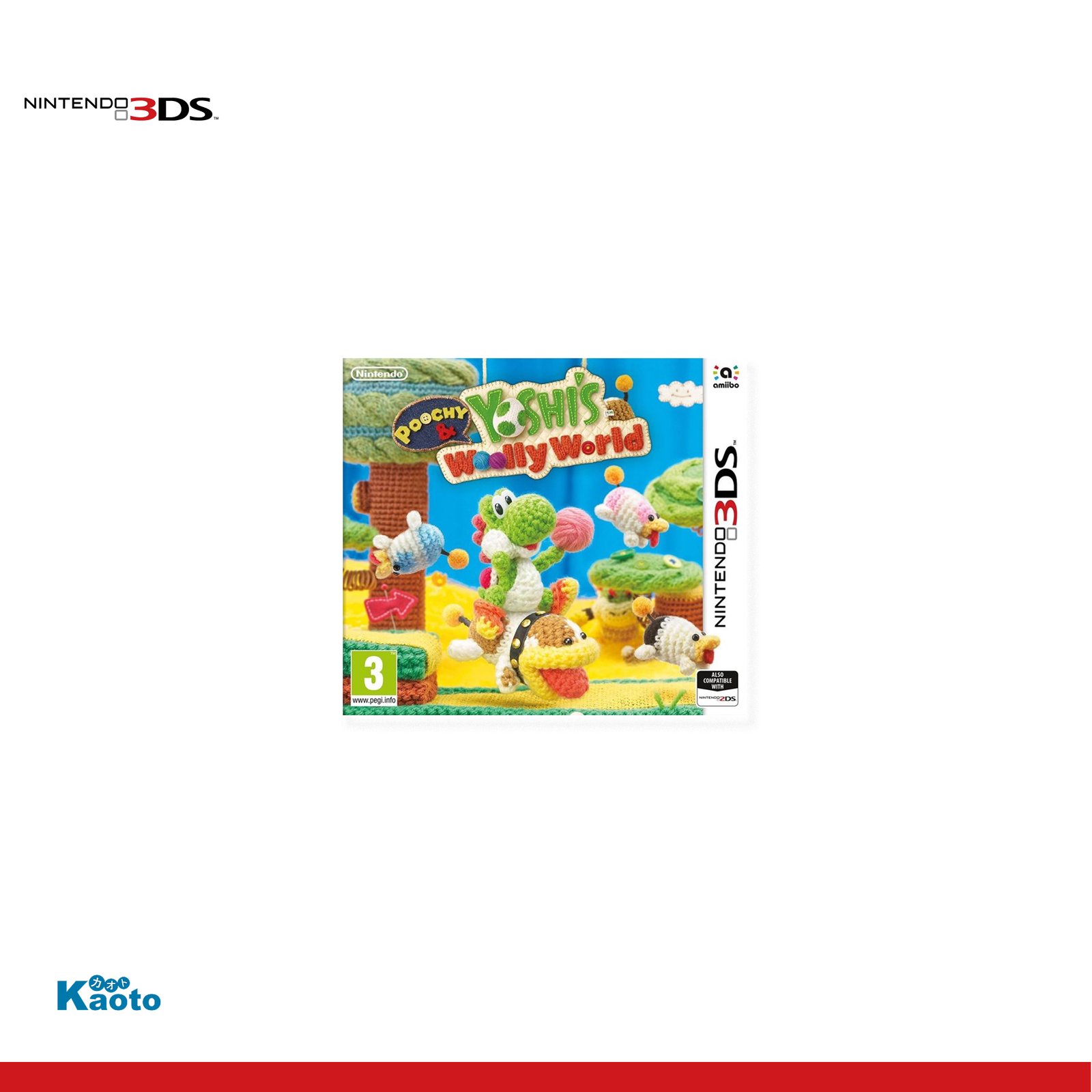 Poochy and Yoshi's Woolly World NINTENDO 3DS